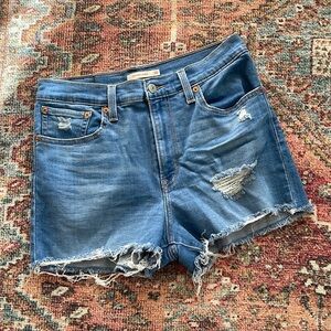 Levi’s high waist shorts